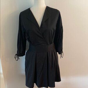 Anthropologie Hailee c. Black tuxedo dress size small.